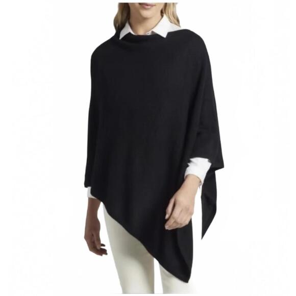 Peter Millar Black Cashmere SweaterLuxe Lightweight Knit OS